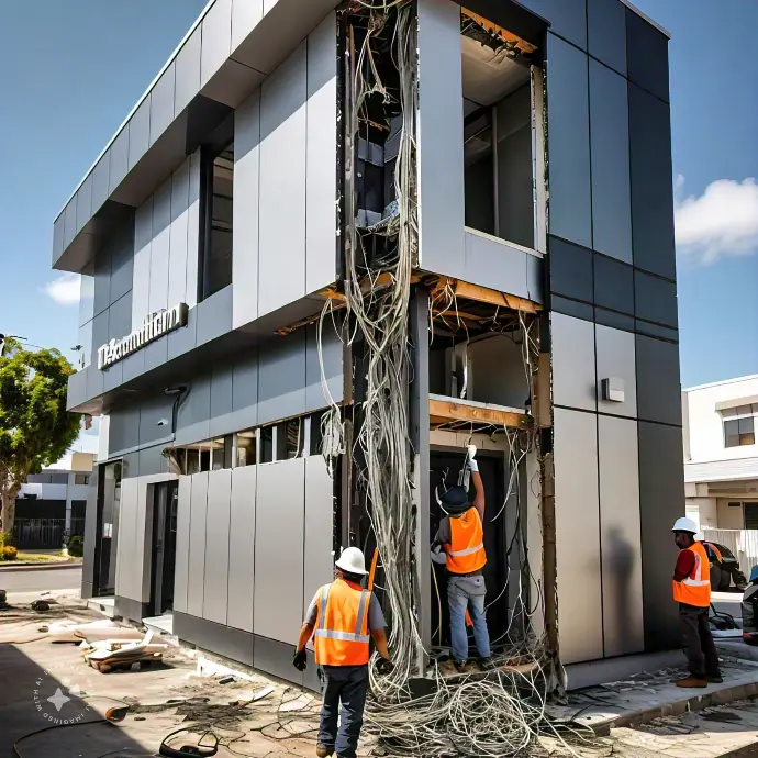 network wiring removal and demolition
